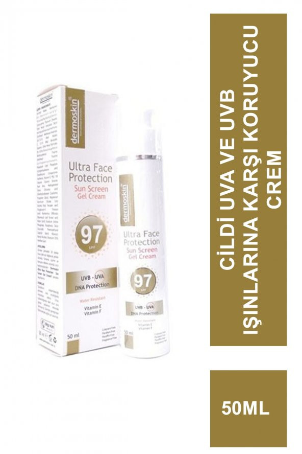 Dermoskin SPF 97 Ultra Face Protection Gel Cream 50 ml (S.K.T 09-2025)