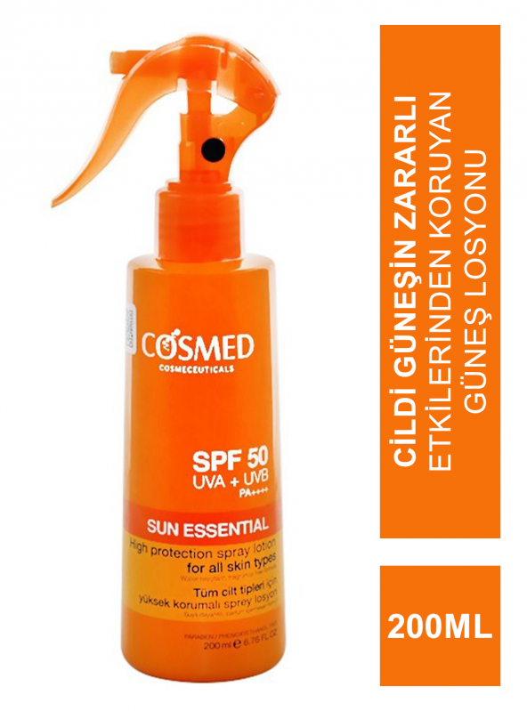 Cosmed Sun Essential High Protection SPF 50+ Spray 200 ml