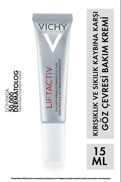 Vichy Liftactiv Supreme Kırışıklık Karşıtı Göz Bakım Kremi 15ml