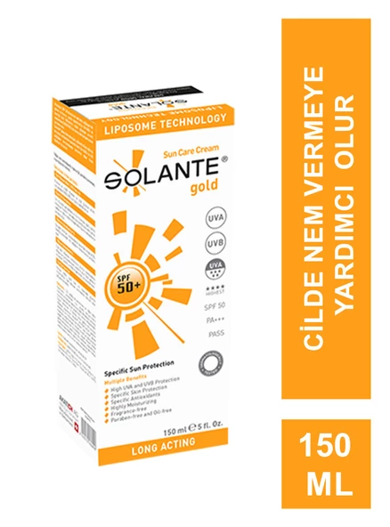 Solante Gold Güneş Kremi SPF50 + 150ml