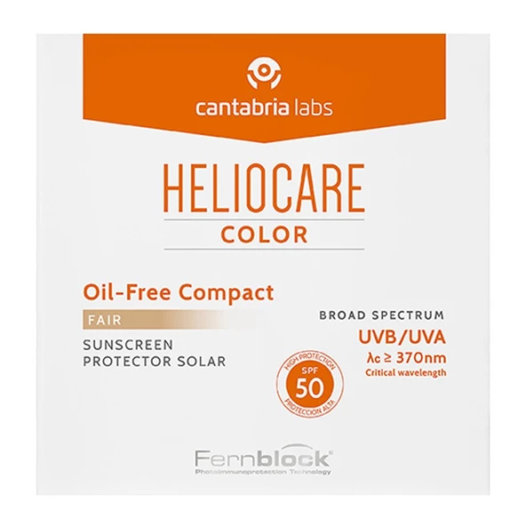 Heliocare Color SPF 50+ Oil Free Compact Yağsız Güneş Koruyucu 10 mlPearl