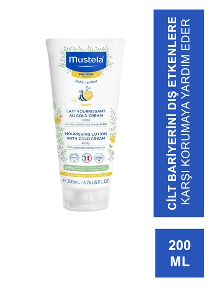 Mustela Nourishing Lotion With Cold Cream Vücut Losyonu 200 ml