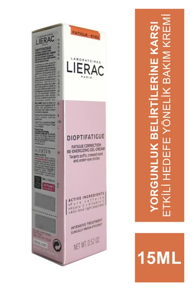 Lierac Dioptifatigue Re Energizing Gel Cream 15 ml