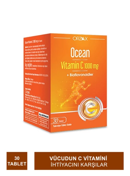 Ocean Vitamin C 1000 mg 30 Tablet