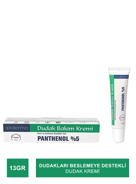 Alldermo Panthenol Dudak Kremi 13 gr