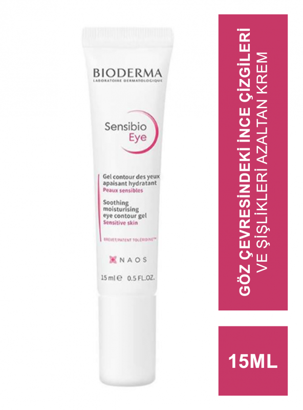 Bioderma Sensibio Eye Contour Gel 15 ml (S.K.T 01-2026)