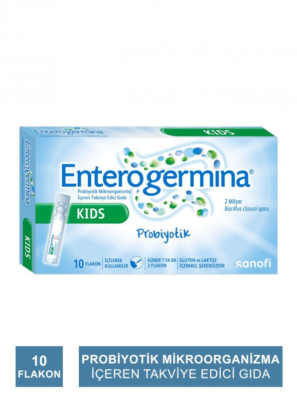 Enterogermina Kids 2-10 Yaş Probiyotik - 5 ml x 10 Flakon -