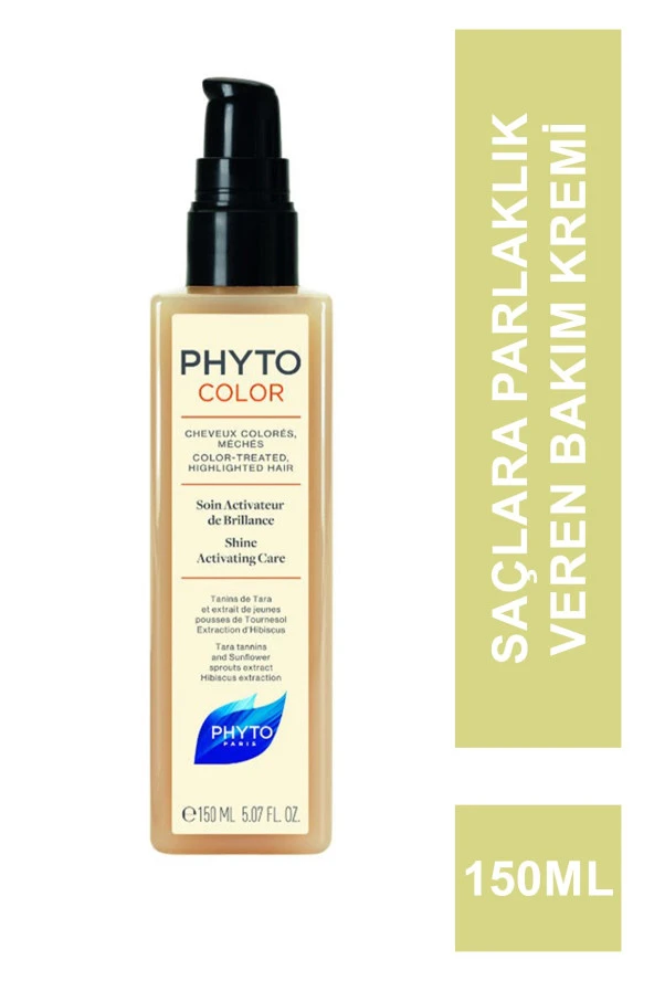 PhytoColor Shine Activating Care Boyalı ve İşlem Görmüş Saçlar için Işıltı Arttırıcı Bakım 150 ml