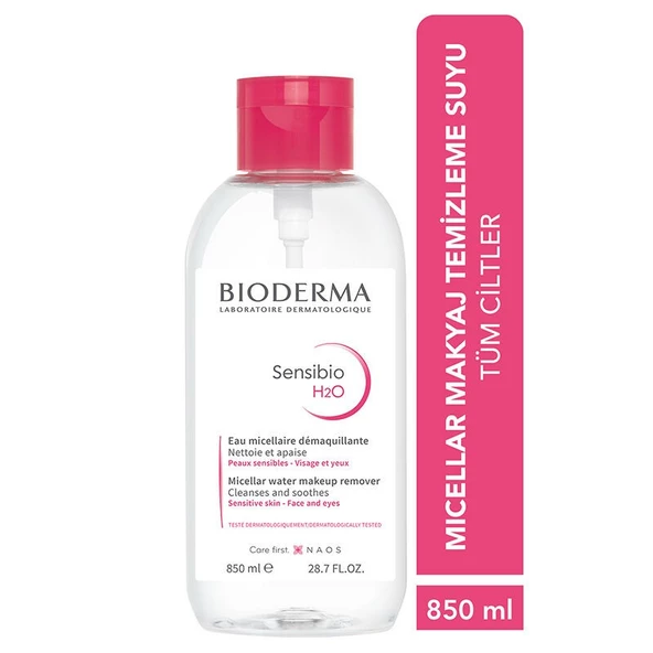 Bioderma Sensibio H2O Cilt ve Makyaj Temizleme Misel Suyu 850 ml