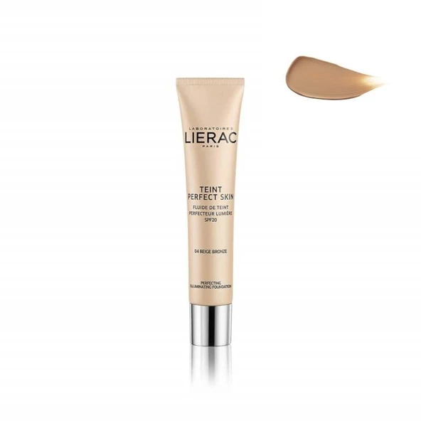 Lierac Teint Perfect Skin Spf20 Aydınlatıcı Fluid Fondöten 30 ml04 Bronze Beige