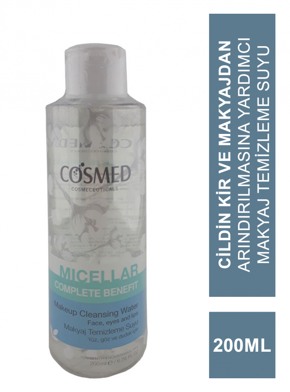 Cosmed Complete Benefit Makyaj Temizleme Suyu 200 ml - Miad 05-2023 -