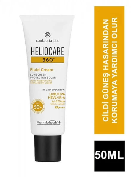 Heliocare 360 Fluid SPF+50 Koruyucu Güneş Kremi 50 ml