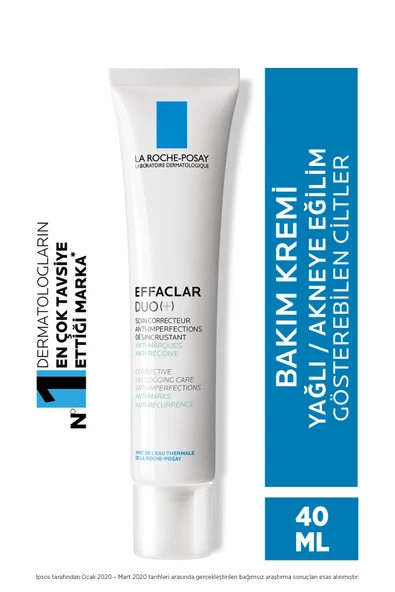 La Roche Posay Effaclar Duo-+- Bakım Kremi Cilt Kusuru Görünümü Karşıtı Akneye Eğilim Gösteren Ciltler 40ml