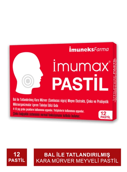 İmuneks Imumax Pastil 12 Adet