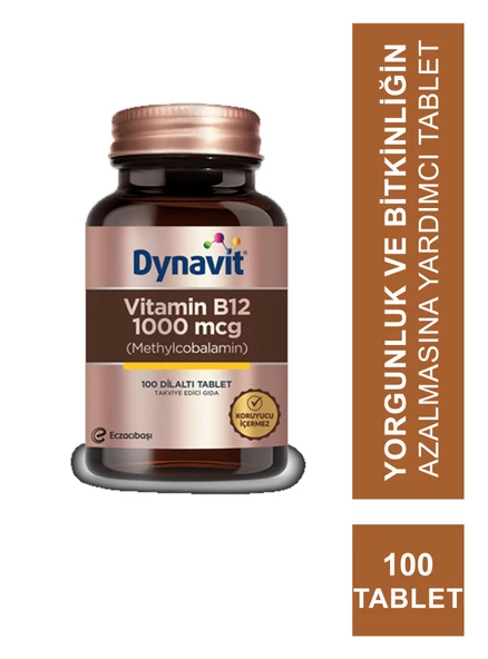 Dynavit Vitamin B12 1000mcg 100 Tablet