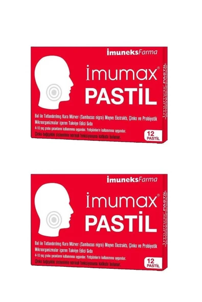 İmuneks Imumax Pastil 12 Adet x 2 Adet