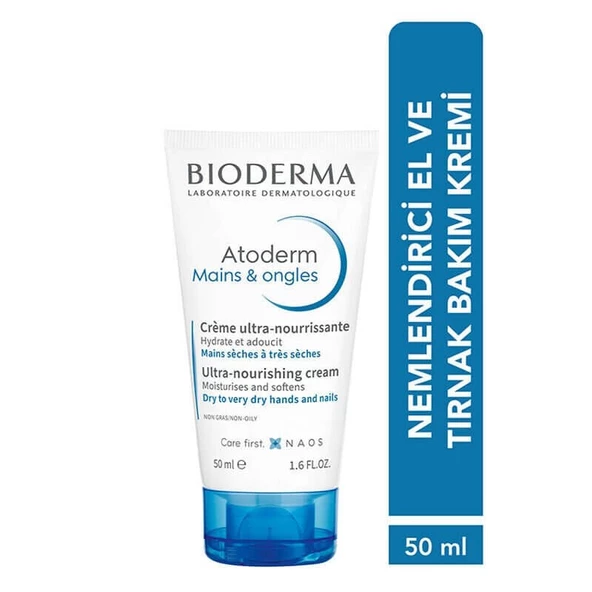 Bioderma Atoderm Hand&Nail Creme 50 ml - Resim 1