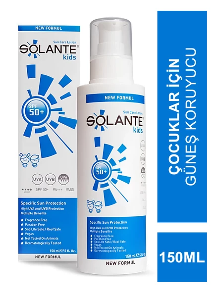 Solante Kids Çocuk Güneş Koruyucu Losyon SPF 50+ 150