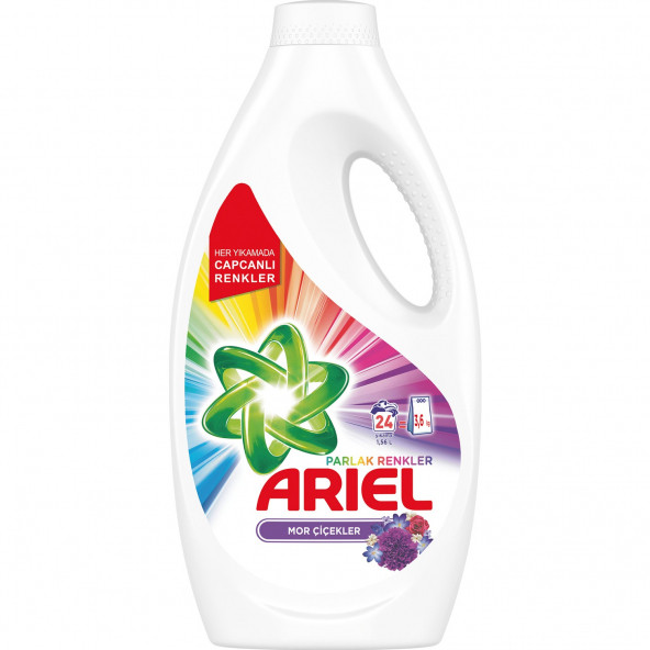 Ariel Sıvı Çamaşır Deterjanı Renklilere Özel 1.56 lt 24 Yıkama