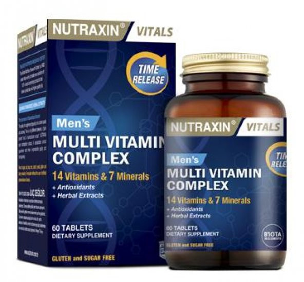 Nutraxin Multivitamin Complex Erkek 60 Tablet