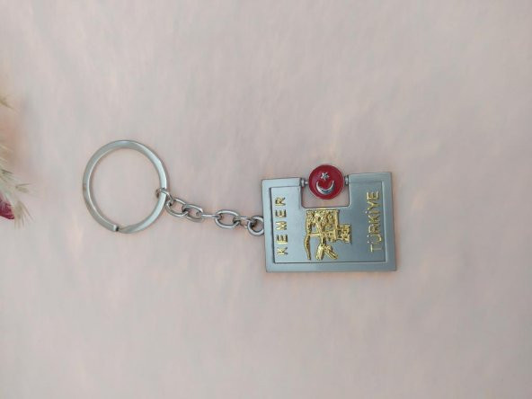 Hdmarketim Metal Anahtarlık Türk Bayraklı Türkiye Antalya Yazılı ürün görseli