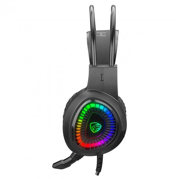 KULAKLIK HYTECH HY-G3 EAGLE SİYAH 7.1 USB SURROUND RGB LEDLİ GAMİNG OYUNCU MİKRAFONLU KULA - 7