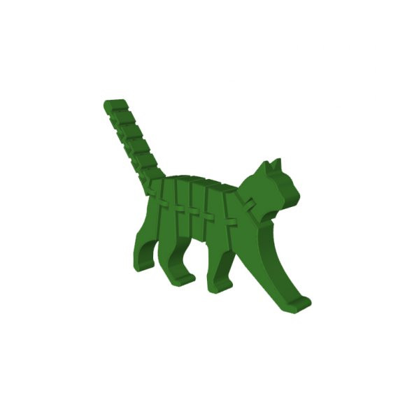 3D Baskı Hareket Edebilen Oyuncak Kedi Model 01 - 12