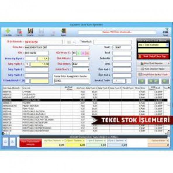 DemirSoft Barkodlu Market Satış Programı (Start Temel Paket) - 3
