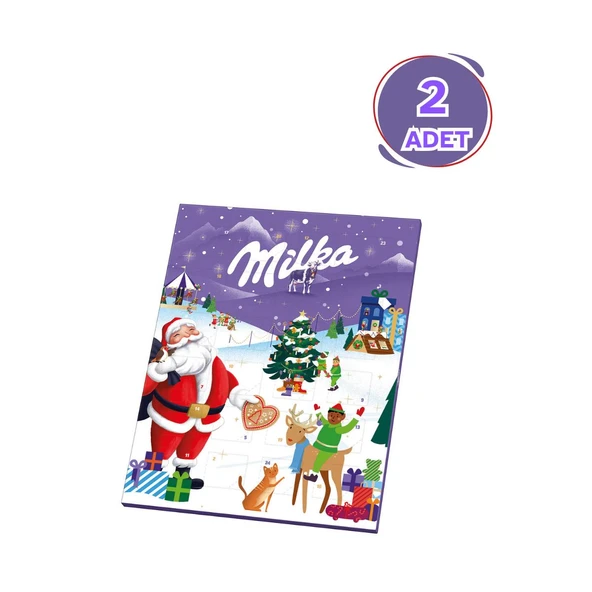 Milka Takvimli Yılbaşı Çikolatası 90 gr – 2 Adet - Resim 2