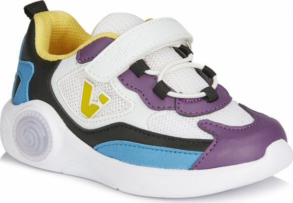 Vicco Yoda Kız Bebe Beyaz/Mor Spor Ayakkabı