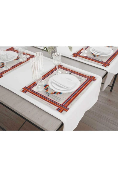 THE MİA AMERİKAN SERVİS 6'LI SET 50X35 CM - 2