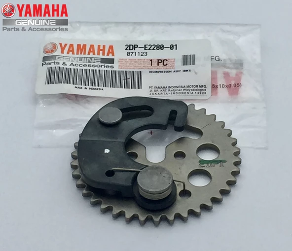 EKSANTRİK YAPRAK DİŞLİ (DEKOMPRESYON) / YAMAHA / N-MAX / 125cc / EKSANTRİK YAPRAK DİŞLİ (DEKOMPRESYON) ( LÜTFEN KODU KONTROL EDİN) / 2015-2016-2017