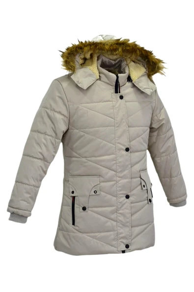 Kız Çocuk Kapüşonlu Mont BS-2015 - Resim 12