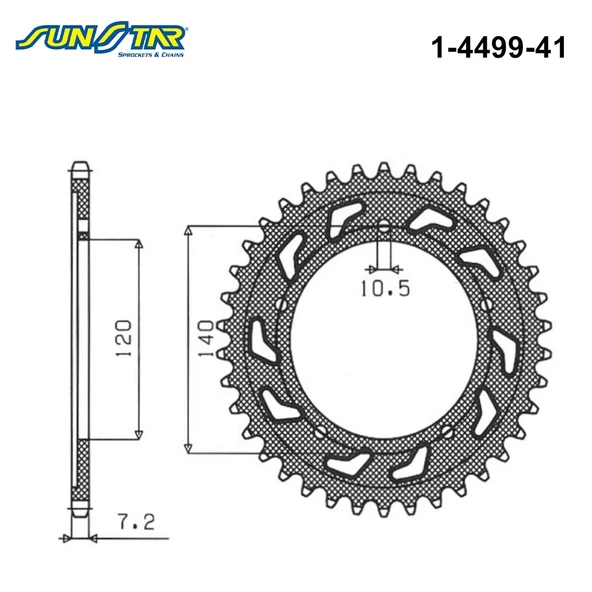 ARKA DİŞLİ / SUZUKI / DL V-STROM / XT / 1000cc / (DİŞLİ SAYISI : ORİJİNAL-1) / 2002-2003-2004-2005-2006-2007-2008-2009-2010-2014-2015-2016-2017-2018-2019