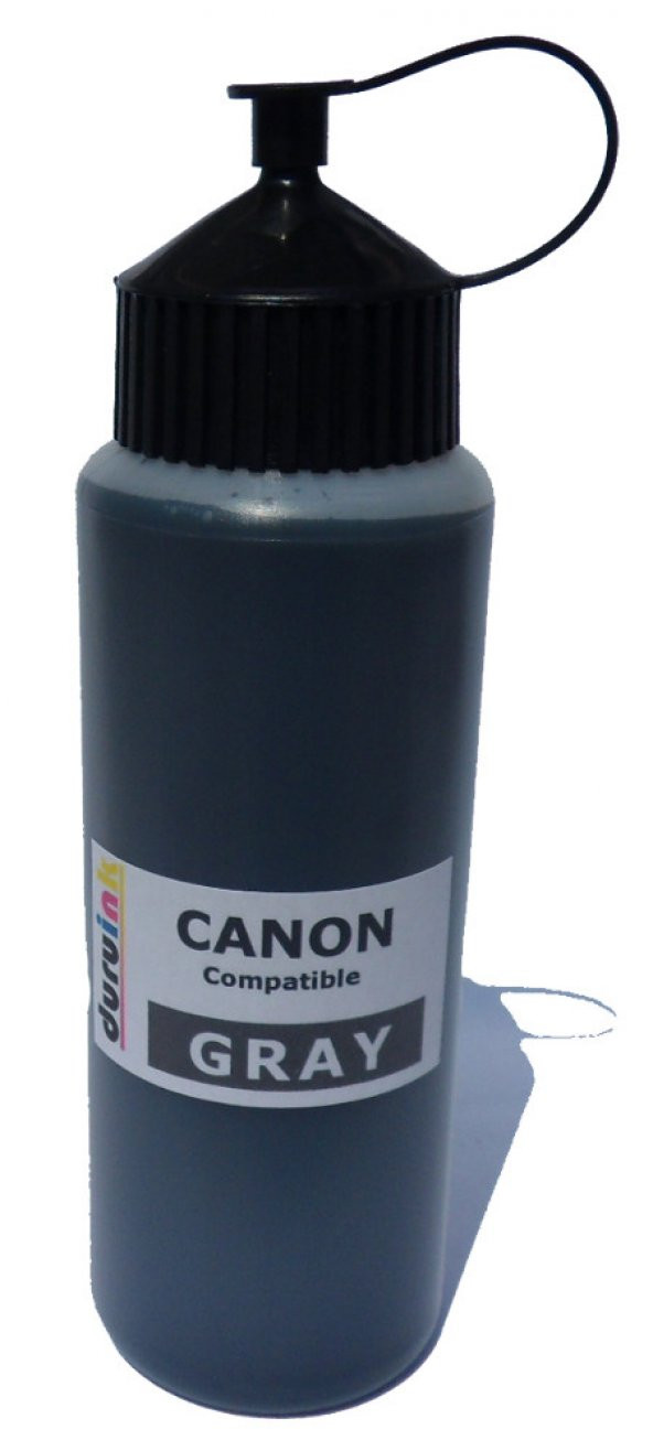 CANON TS8050 8051 8052 8053 500ML GRAY GRİ MÜREKKEP DURUINK HEDİYELİ KARTUŞ DOLUM MÜREKKEBİ - Resim 2
