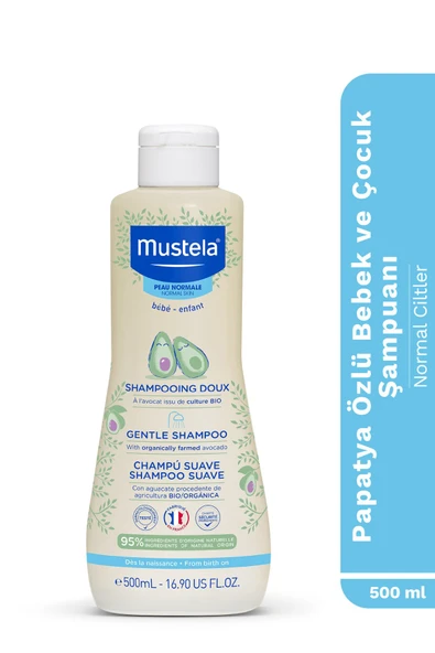 Vichy %95 Doğal İçerikli Papatya Özlü Göz Yakmayan Kolay Tarama Sağlayan Bebek ve Çocuk Şampuanı 500 ml
