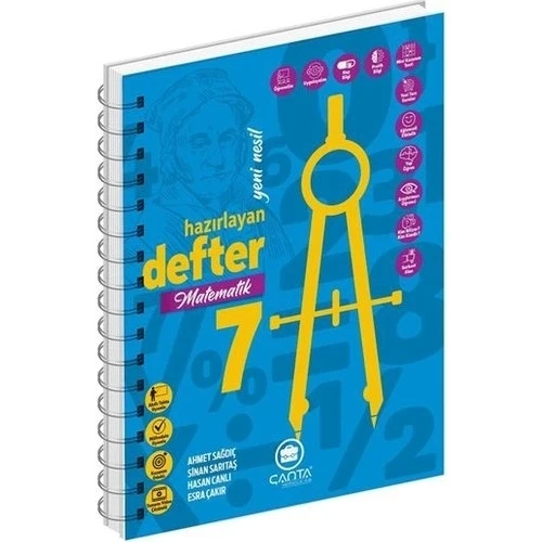 ÇANTA 7.SINIF MATEMATİK HAZIRLAYAN DEFTER KİTAP