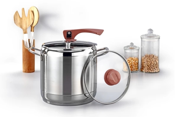 Bonera Vita 6lt Paslanmaz Çelik Düdüklü Tencere