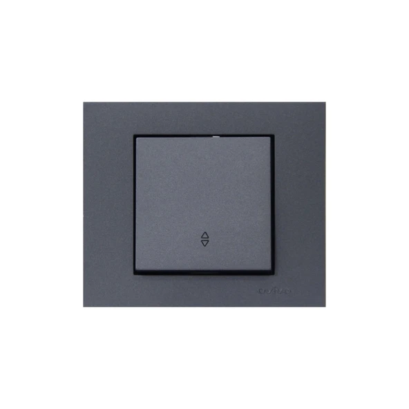 Ovivo Grano Füme Vavien Anahtar + Çerçeve Dahil - 1 Adet ürün görseli 1