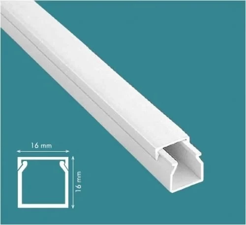 Mutlusan Canalex 16x16 Yapışkansız Kablo Kanalı 250 Metre - 2