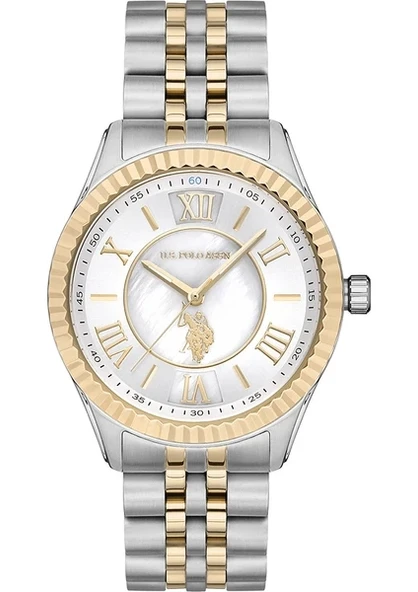 U.S. Polo Assn. USPA2028-01 Çelik Metalik Gri Kadın Kol Saati ürün görseli 1