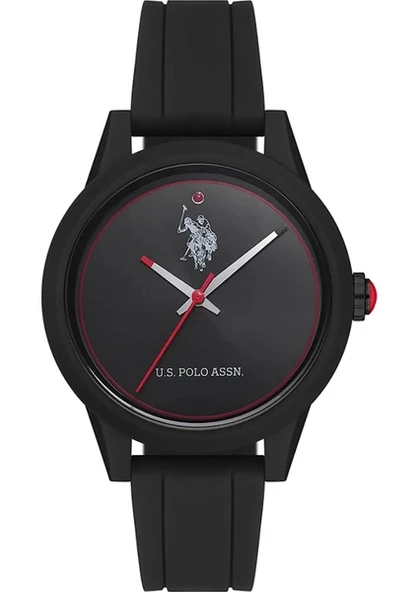 U.S. Polo Assn. USPA2007-03 Siyah Silikon Kadın Kol Saati ürün görseli 1