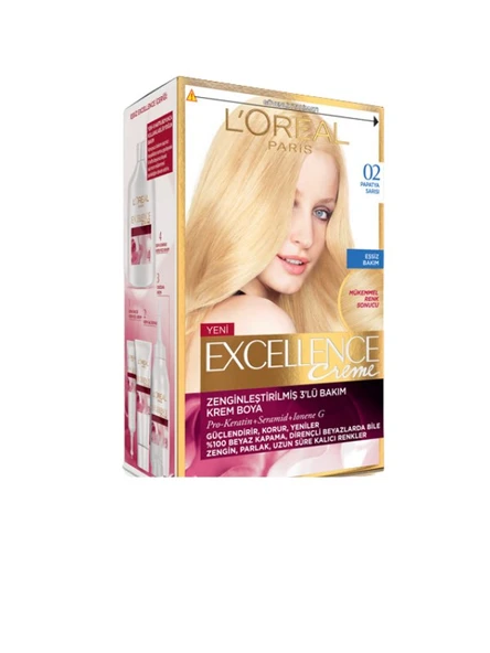 L'Oréal Excellence Creme Saç Boyası 02 Papatya Sarısı