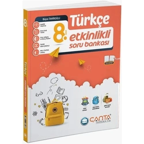 ÇANTA 8.SINIF ETKİNLİKLİ TÜRKÇE SORU BANKASI