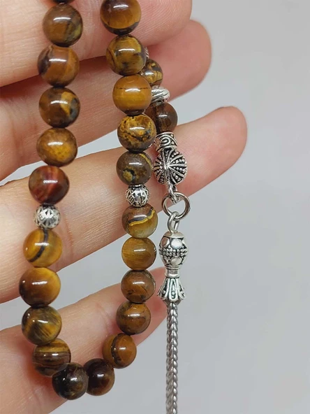 Kaplangözü Taşı Tesbih 33Lük 6mm (2903) - Resim 4