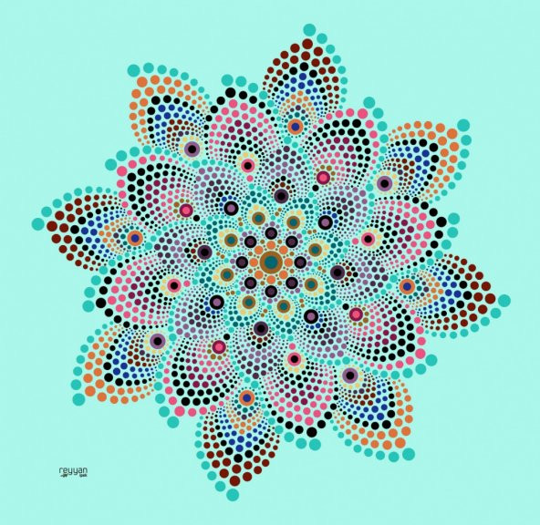 REYYAN İPEK DESENLİ OYALIK YAZMA - 14659 - RENK-21 - 1