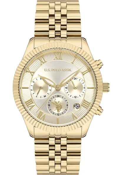 U.S. Polo Assn. USPA2040-04 Altın Çelik Kadın Kol Saati ürün görseli 1