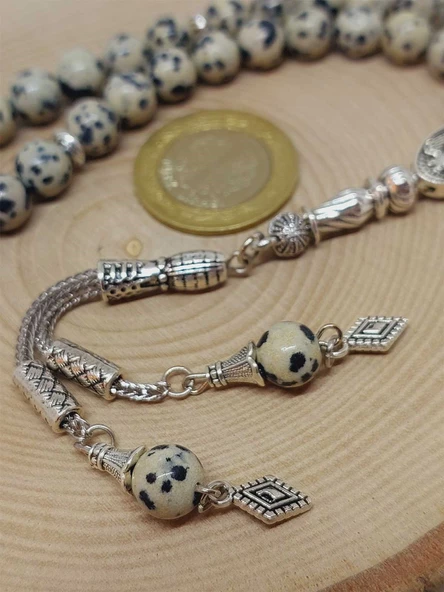 Jasper Taşı Tesbih 33Lük 8mm (27580) - Resim 5