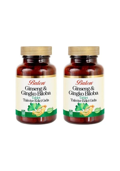 Balen Ginseng Ginkgo Biloba 720 mg 120 Tablet 2 Adet ürün görseli 1
