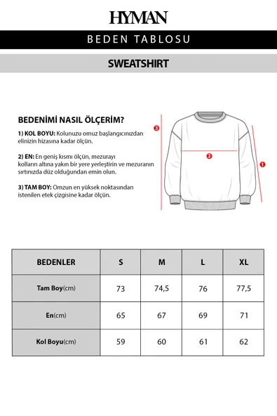 Erkek Seattle Baskılı Oversize Sweatshirt - 9